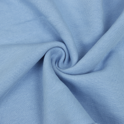 Ткань Футер 3-х нитка, Петля, цвет Светло-Голубой (на отрез)  в Ижевске