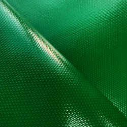 Ткань ПВХ 600 гр/м2 плотная, Зелёный (Ширина 150см), на отрез  в Ижевске