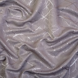 Ткань Блэкаут для штор светозатемняющая 75% &quot;Ледовое тиснение цвет Серый&quot; (на отрез)  в Ижевске