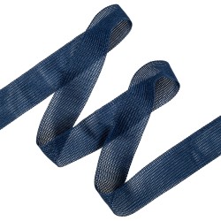 Окантовочная лента-бейка, цвет Синий 22мм (на отрез)  в Ижевске