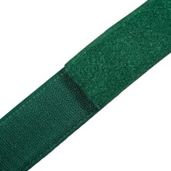 Контактная лента 40мм (38мм) цвет Зелёный (велькро-липучка, на отрез)  в Ижевске