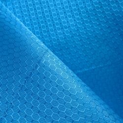 Ткань Оксфорд 300D PU Рип-Стоп СОТЫ, цвет Голубой (на отрез)  в Ижевске