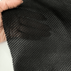 Сетка 3D трехслойная Air mesh 165 гр/м2, цвет Черный (на отрез)  в Ижевске