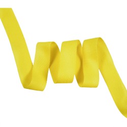 Окантовочная лента-бейка, цвет Жёлтый 22мм (на отрез)  в Ижевске